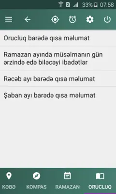 Namaz Vaxtları android App screenshot 1