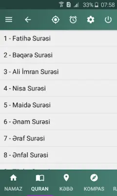 Namaz Vaxtları android App screenshot 5